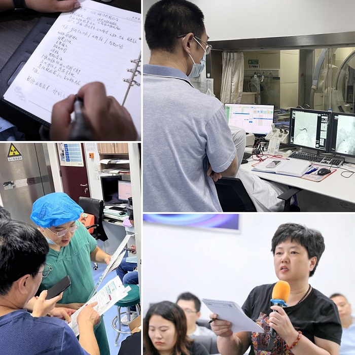 介入培訓班學員理論學習+醫(yī)院手術觀摩